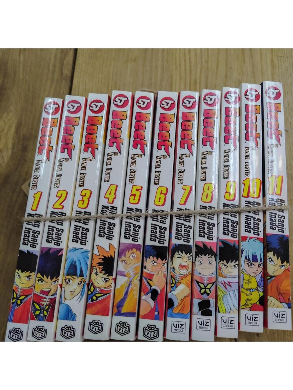 Beet The Vandal Buster Manga Volumes 1-11 English